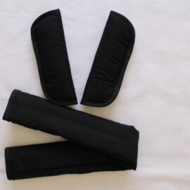 Funda para la barra + cubrecinturones ,  negro liso