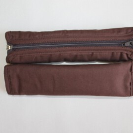 2 x Fundas para manillares, marrón