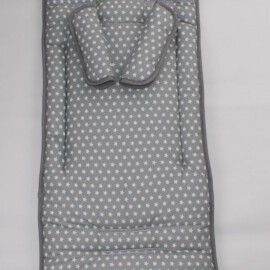 Conjunto a juego para  Hartan /Teutonia, estrellas sobre fondo gris
