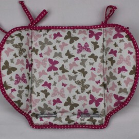 Almohada para carritos de bebe ,mariposas