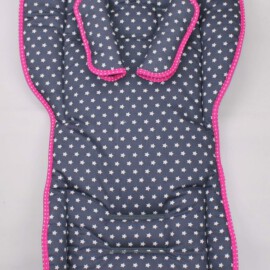 Conjunto a juego para  "Joie",color gris  oscuro con estrellas