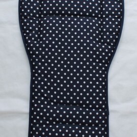 Colchoneta para "Emmaljunga , Lunares color azul marino