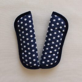 Cubre cinturones , Tela color azul oscuro con estrellas