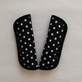 Cubre cinturones ,color negro con estrellas