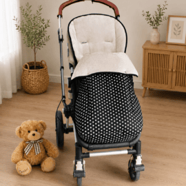 Saco para silla de paseo " Hartan/Teutonia ", estrellas de color negro