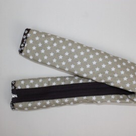 Protector para barra de seguridad ,beige con estrellas
