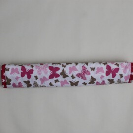 Protector para barra de seguridad ,mariposas de color rosa,gris