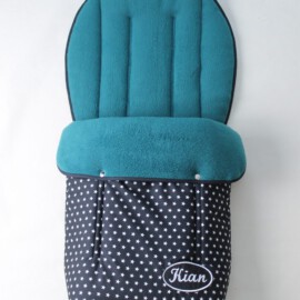 Saco para silla de paseo "Uppababy " , estrellas sobre fondo gris