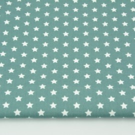 Tela color petróleo con estrellas