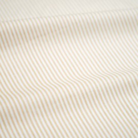 Tela de rayas de color beige
