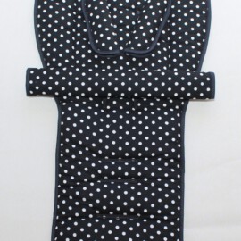Conjunto a juego para  "Emmaljunga" , Lunares color negro