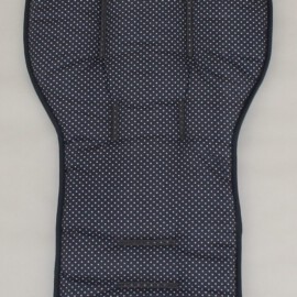 Colchoneta para "Joolz ", lunares gris oscuro