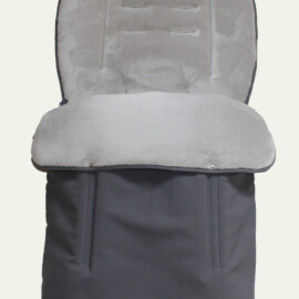 Saco para silla de paseo "Teutonia" ,impermeable color gris/negro