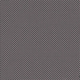 Tela de color gris con lunares pink