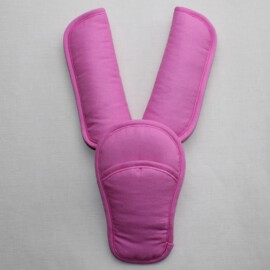 Cubre cinturones y almohadilla para hebilla, pink liso