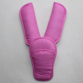 Cubre cinturones y almohadilla para hebilla, pink liso