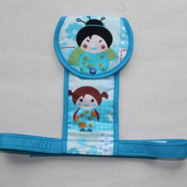Correa de entrepierna para carrito de bebé ,Tela de muñecas japonesas
