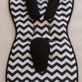 Conjunto a juego para  "Joie", azul liso