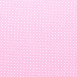 Tela de color pink con lunares