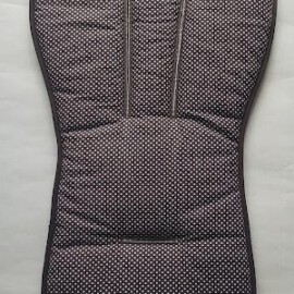Colchoneta  para  "Cybex " , Tela de color marrón con lunares