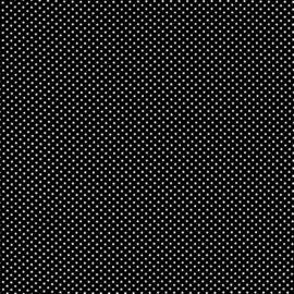 Tela de color negro con lunares 2 mm
