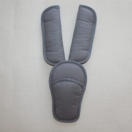 Cubre cinturones con almohadilla ,tela de color gris