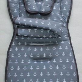 Conjunto a juego para  "Joie", dibujos de anclas