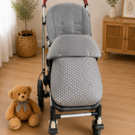 Saco para silla de paseo "Joie" ,estrellas gris
