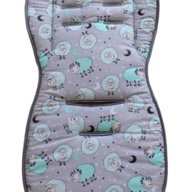Colchoneta para "Joie" ,Tela de algodón con dibujos de ovejas