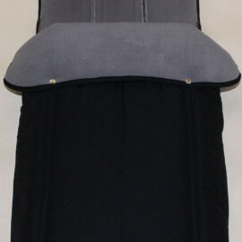 Saco para silla de paseo "Cybex" , Tela impermeable de color negro liso