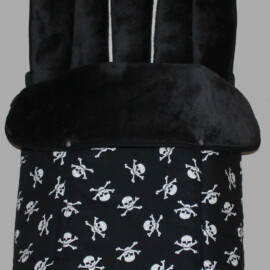 Saco para silla de paseo "Uppababy " ,Tela de calaveras