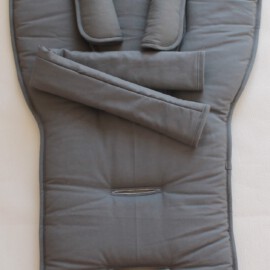 Conjunto a juego para  "Bugaboo", de color gris liso