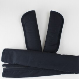 Funda para la barra + cubrecinturones ,Tela impermeable color negro