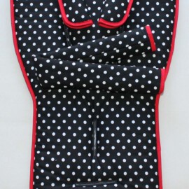 Conjunto a juego para  "Bugaboo" , Lunares de color negro /rojo