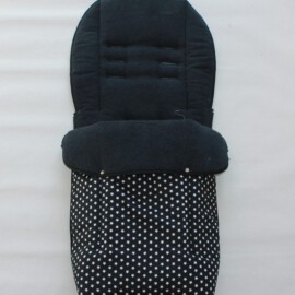Saco para silla de paseo"Joie" negro con estrellas