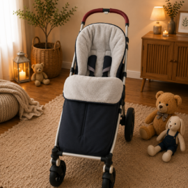 Saco para silla de paseo "Goodbaby " , Tela impermeable de color negro