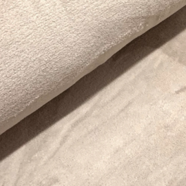 Forro polar ,de color beige claro
