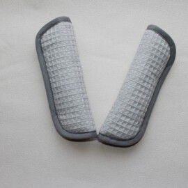 Cubre cinturones Piqué Waffle Algodón ,gris