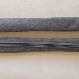 2 x Fundas para manillares, Tela impermeable , Softshell espiga gris oscuro