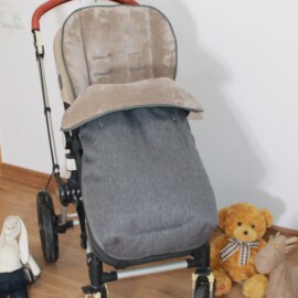 Impermeable !Saco para silla de paseo "Joie" ,Softshell espiga gris oscuro