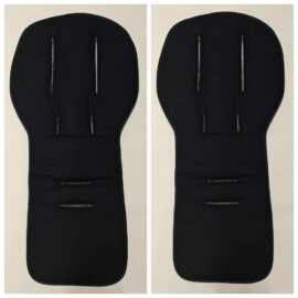 Colchoneta para "Joolz" ,Tela impermeable de color negro