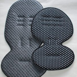 Colchoneta para "Phil & Teds Vibe",Tela de color negro con estrellas