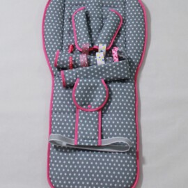 Conjunto a juego para "ABC Design " , estrellas de color gris