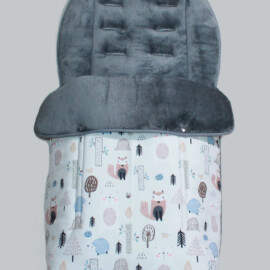 Saco para silla de paseo "Joie" ,Tela impermeable de color beige/gris
