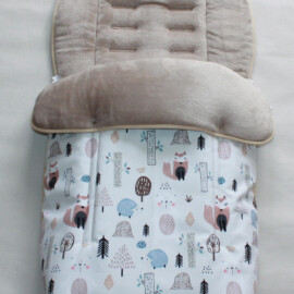 Saco para silla de paseo "Joie" ,Tela impermeable de color beige