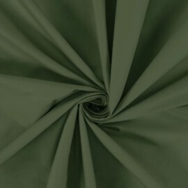 Tela de algodón de color khaki