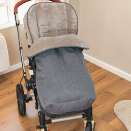 Impermeable !Saco para silla de paseo "Joie" ,Softshell espiga gris oscuro