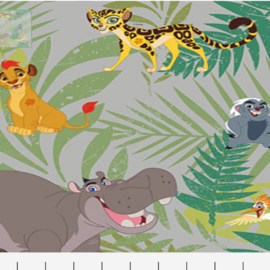 Tela de algodón estampada con dibujos de Disney Kion 55