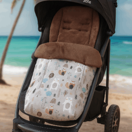 Saco de paseo a medida para carrito Joie – Tejido Softshell impermeable y forro polar