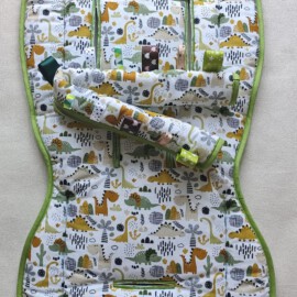 Conjunto a juego para  "Joolz ",dibujos de dinosaurios
